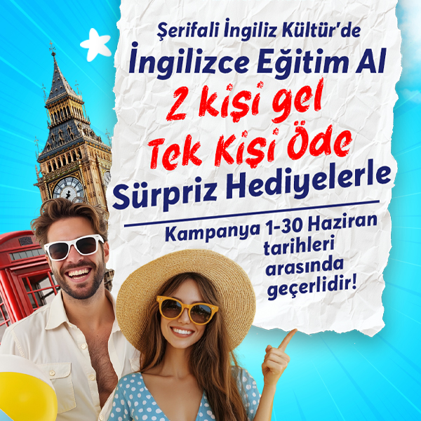  İngilizce eğitimi almak hiç bu kadar avantajlı olmamıştı!